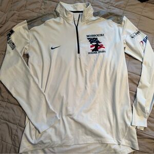 Missouri Border Brawl Nike White Long Sleeve Pullover